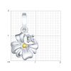 Подвеска из серебра с фианитом (SOKOLOV)