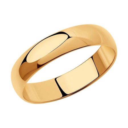 Кольцо из позолоченного серебра без вставок