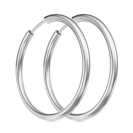 Серьги Конго из серебра