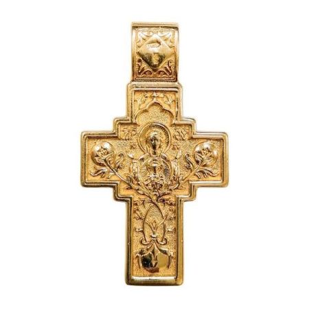 Крест из красного золота