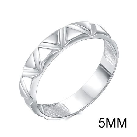 Кольцо из серебра без вставок