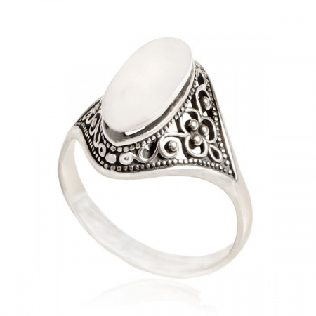 Серебряное кольцо Клюковка