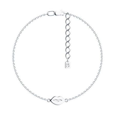 Браслет из серебра без вставок