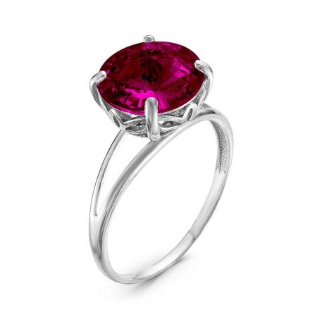 Кольцо из серебра с ювелирным кристаллом