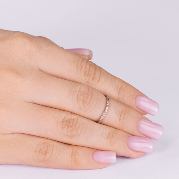 Кольцо на фалангу из серебра без вставок