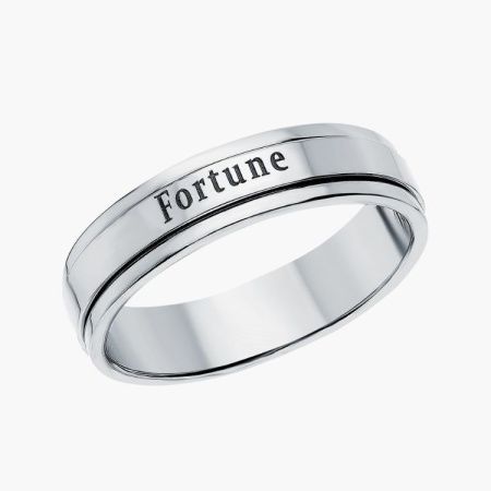 Кольцо Fortune из серебра без вставок