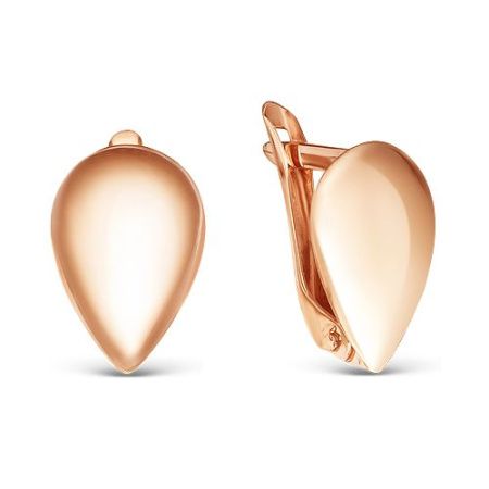 Серьги из красного золота